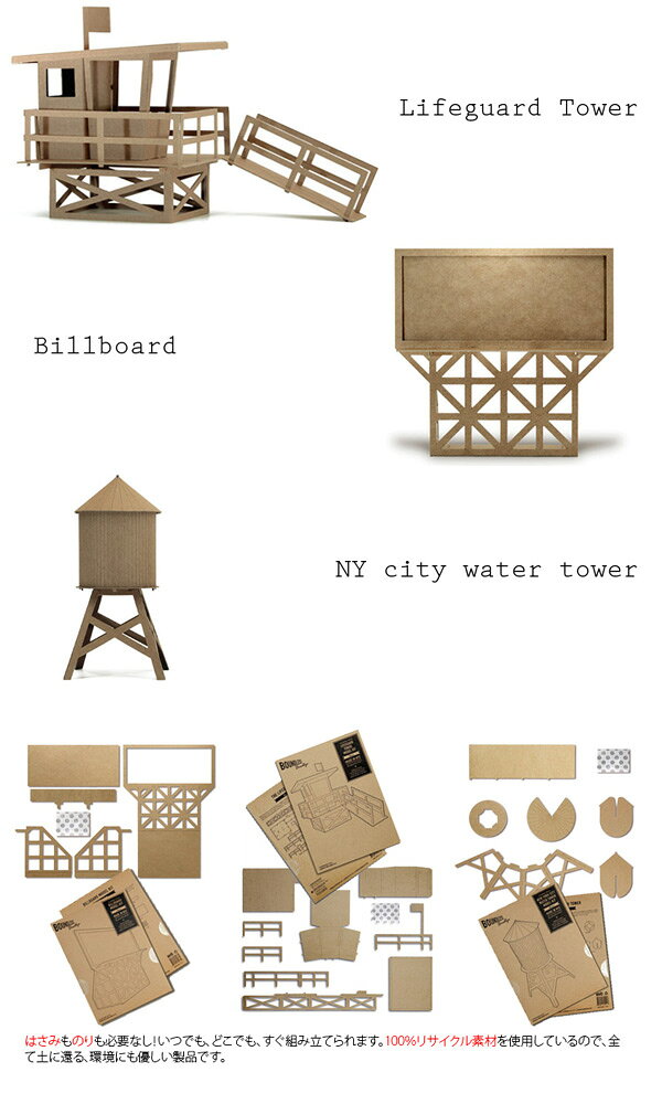 フォーアニュのBoundless Brooklyn Model Kit チップボード　プラモデル｜アングル3