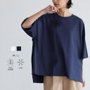 USAコットン 接触冷感 ゆるシルエット Tシャツ レディース トップス カットソー 半袖 クール ひんやり オーバーサイズ 切替 綿 コットン エコ 24S/S 春 夏 M/Lサイズ 洗濯可 for/c フォーシー 楽天room