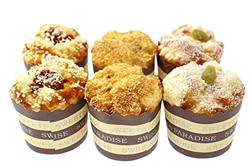 【送料無料】Speed mao 本物 そっくり カップケーキ 食品 サンプル 模型 3種 6個 セット