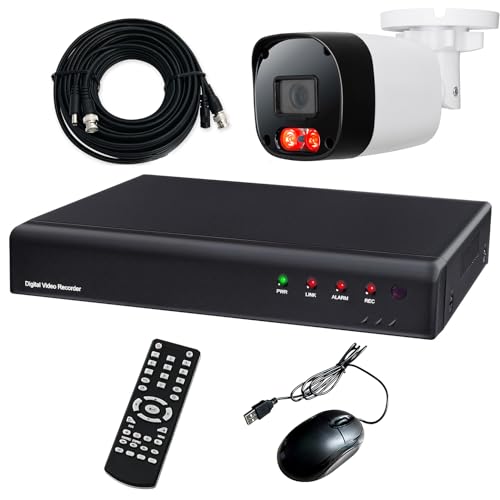 【送料無料】防犯カメラ 録画機 4台 まで増やせる 1台 セット 1080P 200万画素 屋外 有線 家庭用 AHD ..