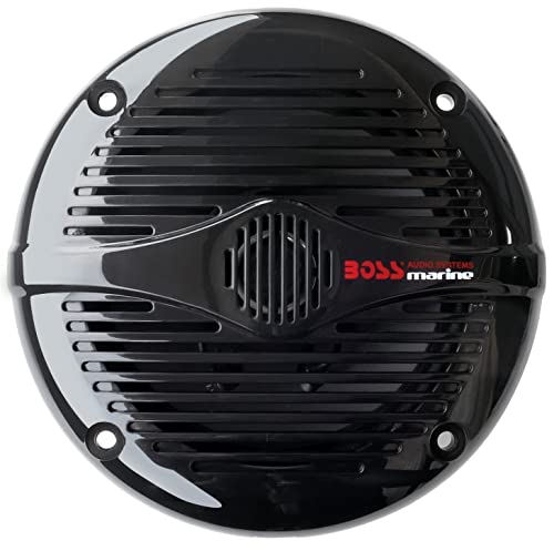 【送料無料】防水スピーカー 黒 5.25インチ 外径15.5センチ 2way デュアルコーン 150W フルレンジ サラウンド 防水 マリン スピーカー 車 ジェットスキー ボート バイク 車 車載