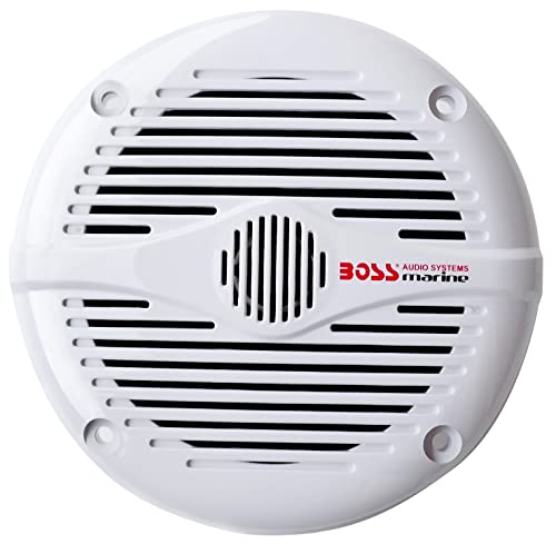 【送料無料】防水スピーカー 白 5.25インチ 外径15.5センチ 2way デュアルコーン 150W フルレンジ サラウンド 防水 マリン スピーカー 車 ジェットスキー ボート バイク 車 車載