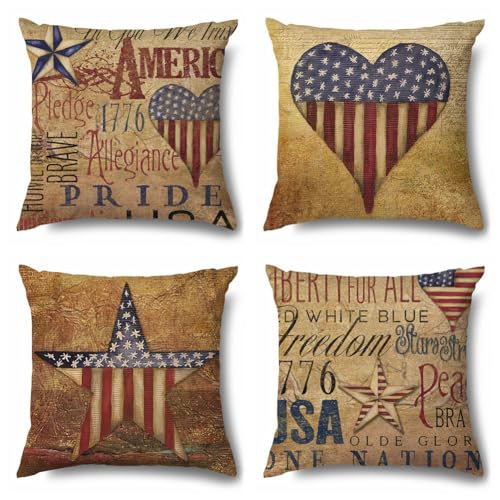 【送料無料】speed mao おしゃれ クッションカバー 4枚 セット アメリカン ヴィンテージ風