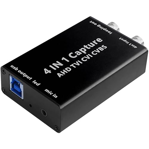 【送料無料】防犯カメラ AHD TVI CVI CVBS アナログ 変換 コンバーター コンバータ USB 1080P 出力 変換器カメラ モニター パソコン コンピュータ PC ライブ配信 録画 4K 5MP 4MP 3MP 720P 対応 有線 家庭用 小型 屋内 業務用 簡単 設置