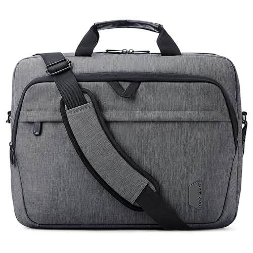 【送料無料】[BAGSMART] パソコンバッグ ビジネスバッグ 拡張可能 17.3インチ メンズ ノートパソコンバ..