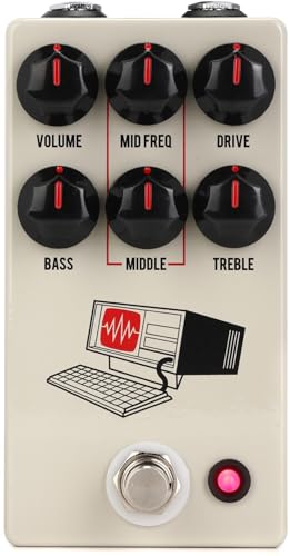 【送料無料】JHSハードドライブディストーションペダル - ブラック