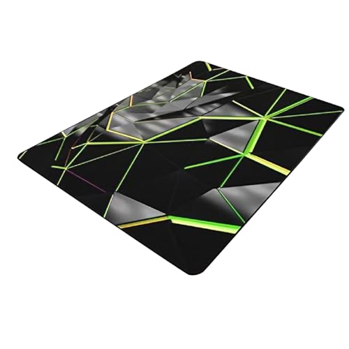 【送料無料】CAWKAY ゲーミングマット 3Dデザイン 光る パソコン周辺 カーペット ソファ用 リビング装 ..
