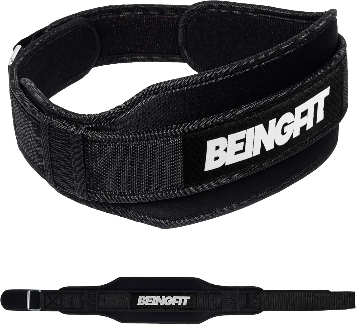 【送料無料】Beingfit トレーニングベルト, ナイロン素材, 腰サポート, 筋トレ・フィットネス用, ウエ..