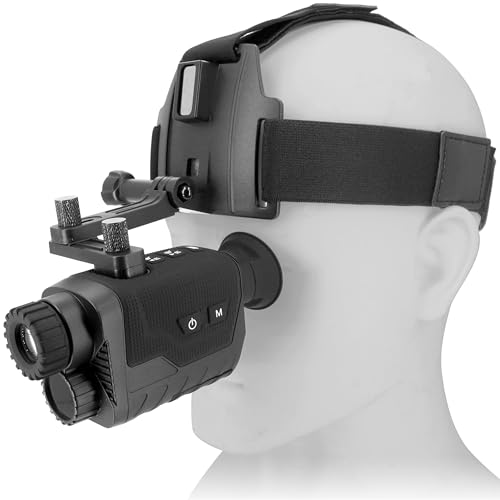 【送料無料】4K 300mまで撮影できる 暗視スコープ ゴーグル カメラ スコープ ナイトスコープ ウェアラ..
