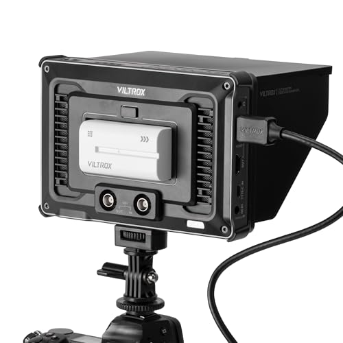 【送料無料】VILTROX 7インチ カメラ フィールドモニター SDIモニター タッチスクリーン ビデオカメラ 外部モニター 4K HDMI 出入力 3D LUT RGB波形 サンシェードフードとバッテリー 付き DC-L2