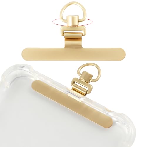 【送料無料】FINGOOO ストラップホルダー 携帯スマホ 360°回転式 極薄0.2mm ステンレス 折り曲がれ設計..