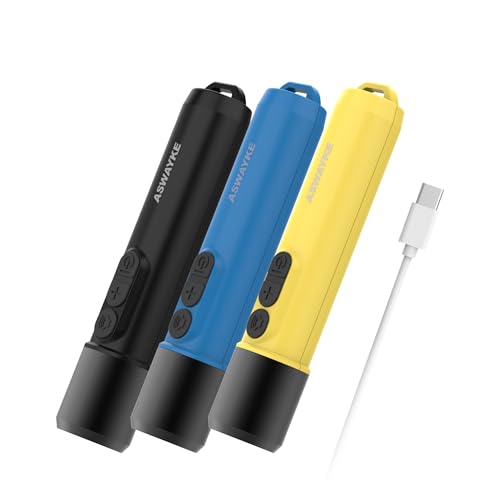 【送料無料】ASWAYKE 電子ホイッスル IPX5防水 大音量 125db 充電式 600mAh【6段階 】電子笛 スポーツ 審判 教師 警察 防災 防犯 K6 3pack