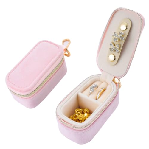 【送料無料】Rajjo ジュエリーケース ミニ コンパクト 仕切り アクセサリー 持ち運び用