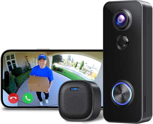 【送料無料】インターホン ワイヤレス 工事不要【全身確認可能・2K 180°超広角】 XTU ドアホン カメラ..