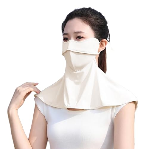 【送料無料】[YiyiLai] 360度 UVカット フェイスカバー 3D立体 夏用 洗える 日焼け防止 接触冷感 息苦..