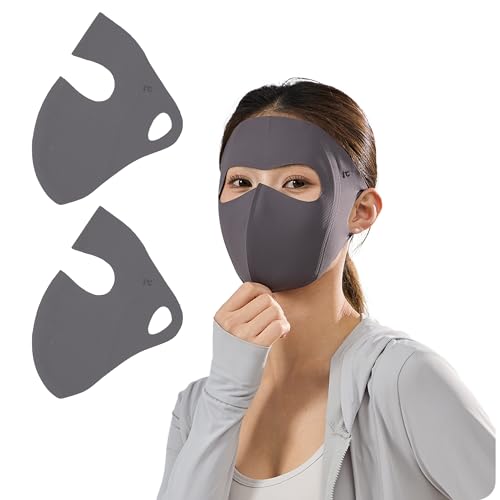 【送料無料】[YiyiLai] 超薄い 5枚入り フェイスカバー 3D立体 日除けマスク 冷感 ノーライン UVカット..