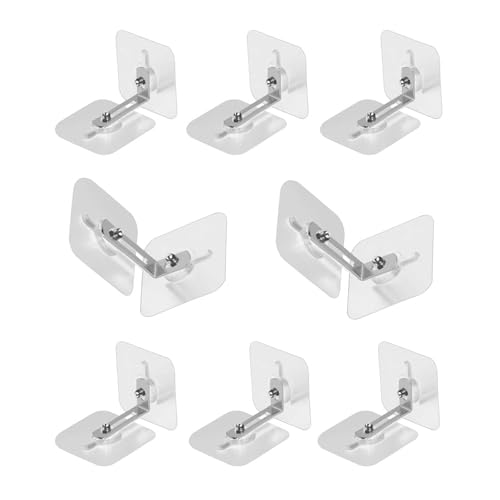 【送料無料】FUYUERO転倒防止グッズ ット 耐震ストッパー ッパー 家具転倒防止グッズセット 穴あけ不要 接着テープ設置 強力タイプ 目立たずがっちり 地震対策 子供 家具転倒防止 家具 棚 など対応 防災グッズ(8個セット)