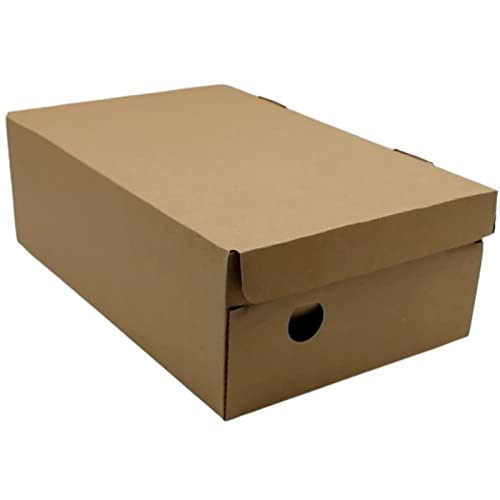 【送料無料】(APOSITV)シューズボックス ダンボール レディース 蓋つき 靴収納 1足用 5枚セット 290×19..