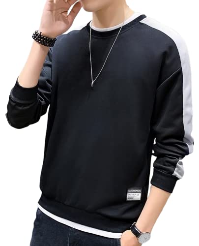 楽天フォーディア虹むすび【送料無料】[emptio] [エンプティオ] クルーネック トレーナー カットソー ストリート系 長袖 メンズ