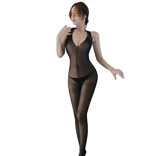 【送料無料】[YISMate] レオタード シースルー ボディタイツ 全身網タイツ ボディストッキング セクシ..