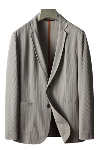 【送料無料】[Rortyno] ストレッチスーツ メンズ 夏 テーラードジャケット 薄手 カジュアルブレザー ビジネス アウター サマージャケット 冷感 サラサラ 軽量 通気性 フォーマル 二つボタン ゆったり 通勤 日焼け止め 冷房対策