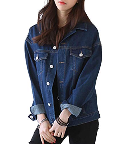 【送料無料】[Sueeya] スイーヤ デニム ジャケット レディース ショート アウター 女性 ジージャン デニムブルー 長袖 トップス 大人 可愛い カジュアル 体型カバーおしゃれ 通勤 二次会 着回し 秋 冬