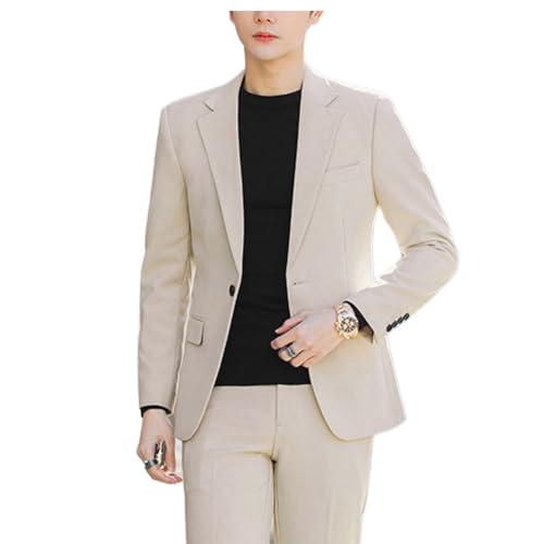 【送料無料】[MTKCNTL] スーツ セットアップ メンズ カジュアル テーラードジャケット ビジネス フォーマル 2点セット メンズスーツ スラックス 長袖 ロングパンツ 無地 シンプル おしゃれ ゆったり 通勤 面接 卒業式 二次会 春秋冬