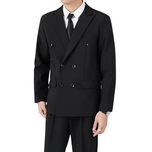 【送料無料】[MTKCNTL] スーツジャケット メンズ ダブルボタン ブレザー ビジネス カジュア ...