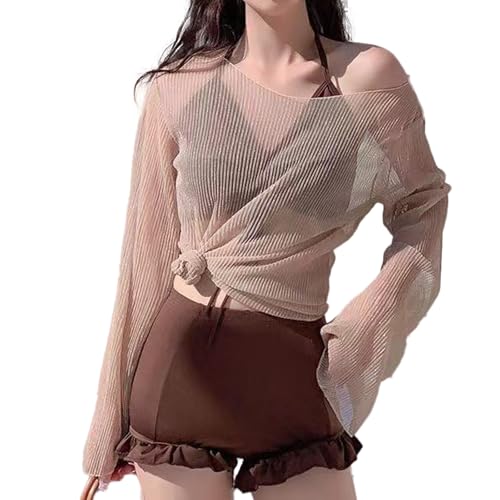 【送料無料】レディース 水着 3点セット 可愛い水着 ショートパンツ ジャケット付き パット付き タンキニ ラッシュガード ビキニ 体型カバー 透け感 ビーチウェア スパ ハイウエスト シフォン 速乾性 通気性 大きいサイズ おしゃれ 春夏秋冬