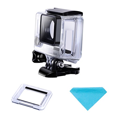 【送料無料】Suptig 保護ケース 充電ケース ワイヤー 接続可能 スケルトン 保護 サイドオープンハウジング ケース GoPro Hero 4 Hero 3+ Hero 3カメラ用
