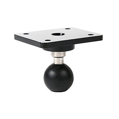 【送料無料】[REC-MOUNT25] ホルダー・アタッチメント(Aパーツ) A17 バイクナビ (ガーミン zumo/ユピテル ATLAS/RWC X-RIDE) 用 【RM25-A17】ボールサイズ 1インチ(25.0mm-25.4mm) プレート穴 約38mm×約30mm(AMPS規格ネジ穴)