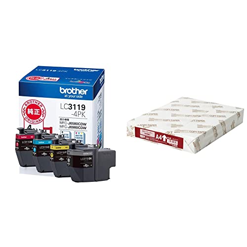 【送料無料】brother 純正インクカートリッジ大容量 4色パック LC3119-4PK parent