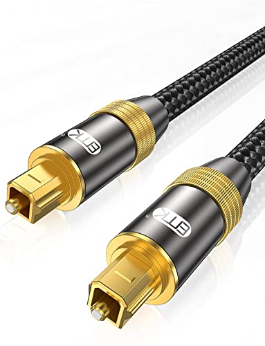 【送料無料】光デジタルケーブル EMK Toslink 光ケーブル 光デジタル オーディオケーブル 同軸 SPDIF OPTICAL ホームシアターにも使用可能、サウンドバー、テレビ、PS4、Xbox、VD/CDプレーヤー、ブルーレイプレーヤー、ゲーム機など