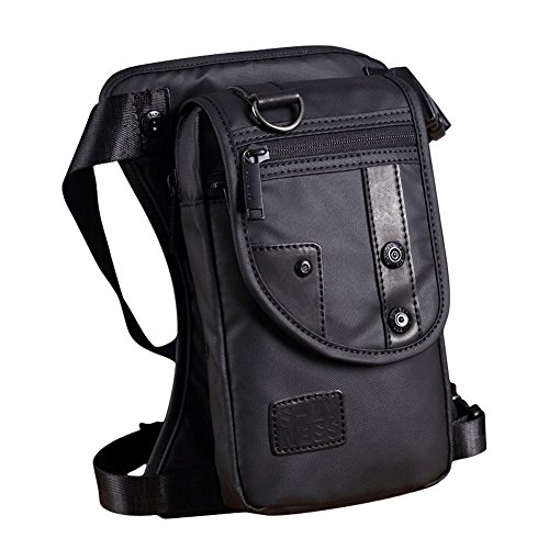 【送料無料】レッグバッグ Forbestly ホルスターバッグ バイク用 ナイロン製 防水 メンズ ウェストポーチ ヒップバッグ 多機能 登山 アウトドア ブラック