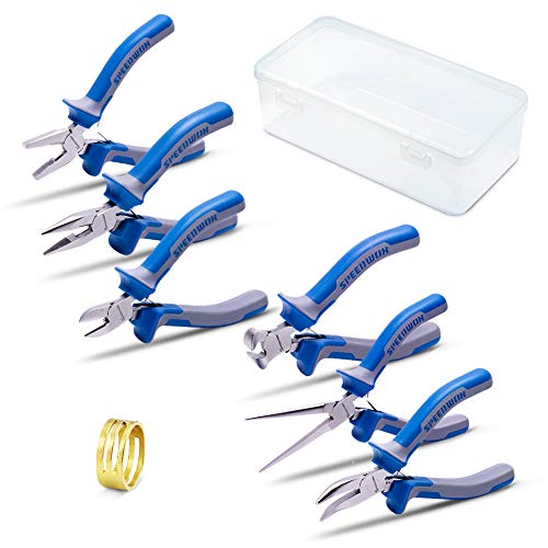【送料無料】SPEEDWOX アクセサリー 基本工具 ミニプライヤーセット 6本組 収納ケース付 軽量 小型 バ..