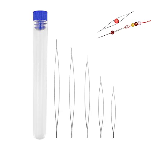 【送料無料】【BEAUTY PLAYER】ビーズ針 ビーズ通し針 超極細針 5本入り ビーズ刺繍針 ビーズ織り針 手..