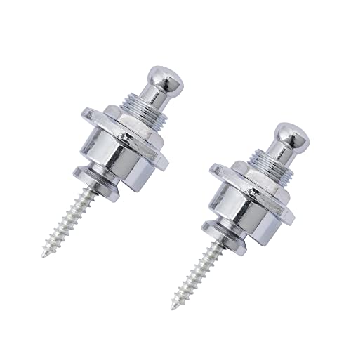 【送料無料】Musiclily ストラップロックピン Security Locks (2個入)
