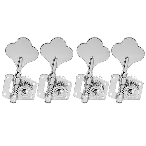 【送料無料】Musiclily Pro 4連 オープンギア エレクトリックベース用ペグ