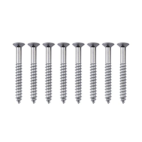 【送料無料】Musiclily 5x45mm ネックプレート用ネジ （8本）