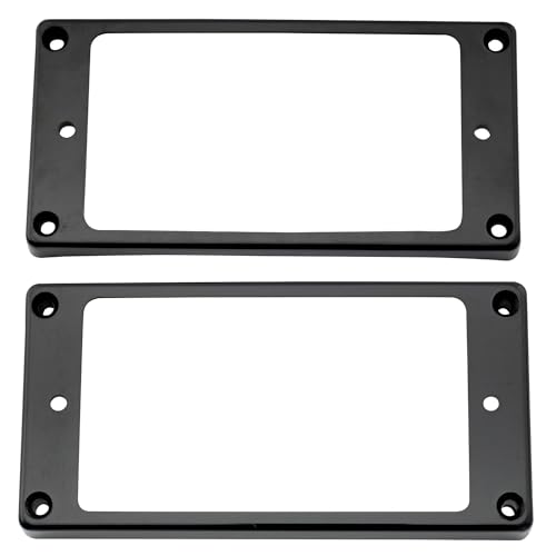 【送料無料】Musiclily Proプラスティック製 カーブボトム中国製エピフォンギターハムバッカー用エスカッションセット