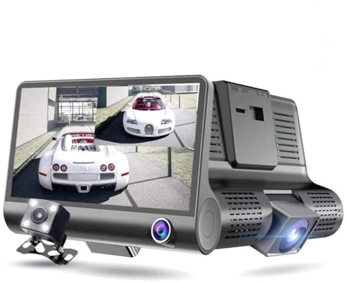 【送料無料】Aokyoung ドライブレコーダー 前後3カメラ WDR機能 ナイトビジョン機能 ビデオレコーダー Gセンサー 駐車監視 1080PフルHD ループ録画 録音 4.0インチ 170°広視野角 【日本語取扱説明書】