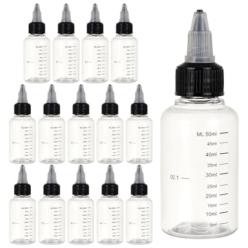 【送料無料】BENECREAT 目盛りドロッパーボトル ツイストキャップ クリアボトル グルー オイル 水絵具 ..