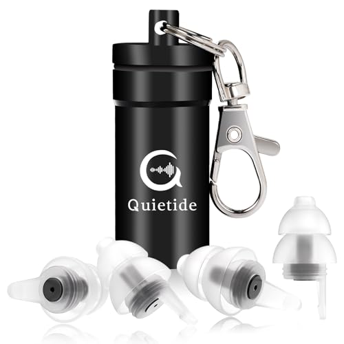 【送料無料】Quietide 耳栓 安眠 防音 睡眠用耳栓 小さいサイズ フィルター搭載 遮音値32dB 飛行機 仕..
