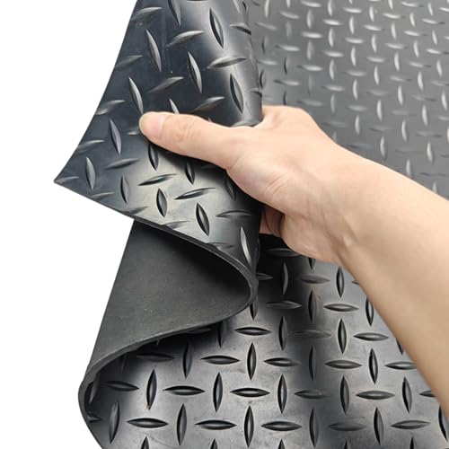 【送料無料】uyoyous ガレージマット バイクガレージマット 長さ5 m 幅1m バイク用敷きゴムマット メン..