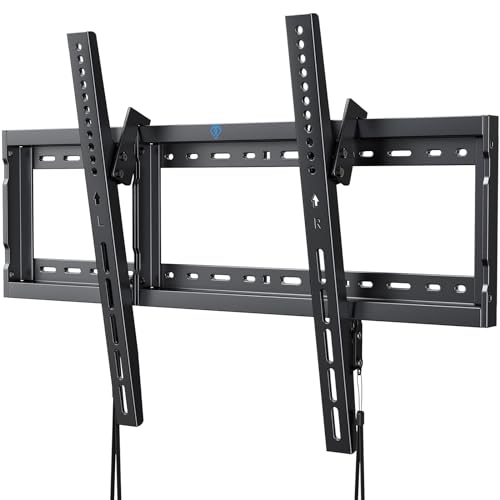 楽天フォーディア虹むすび【送料無料】PERLESMITH 壁掛けテレビ金具 37〜75インチ対応 ティルト式 テレビ壁掛け金具 耐荷重60kg tv壁掛け金具 テレビかべかけ金具 下向き角度調節 VESA600x400mm