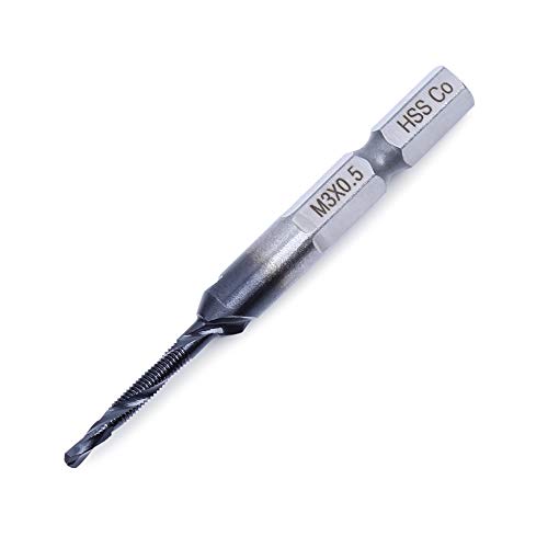 【送料無料】YMJOGGUE タップドリル ステンレス用 六角軸 面取りタップ 穴あけ ねじ切り タップ スパイ..