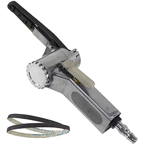 【送料無料】Sutekus 10mmベルトサンダー 金属加工や削り出し作業に 替えベルト3本付属 出荷前全数検品済