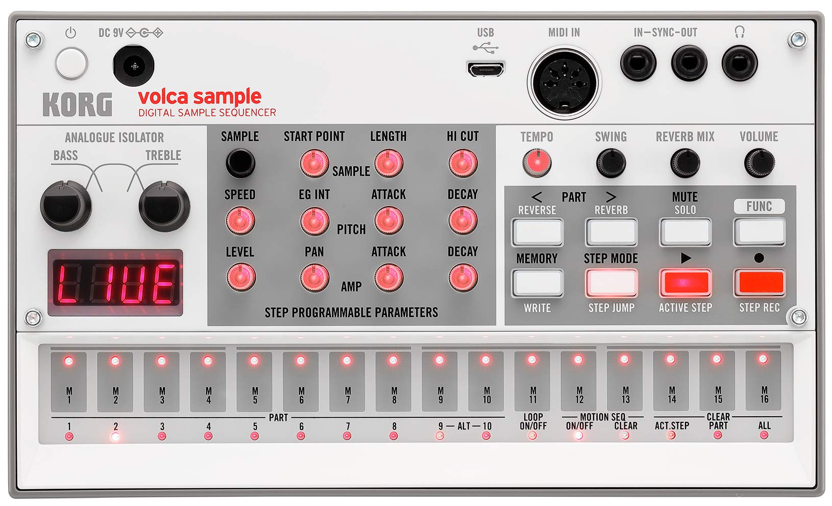 【送料無料】KORG デジタル サンプラー volca sample2 シンセサイザー 電池駆動 ス ...