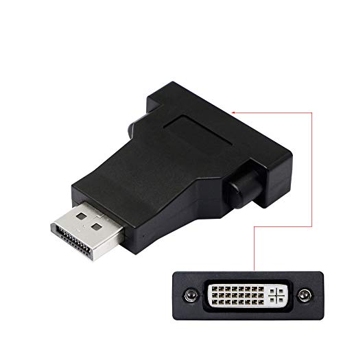 【送料無料】SinLoon displayport dvi 変換アダプタ dp dvi 変換アダプタ displayportオスーDVIメス フルHD テレビ/モニター/プロジェクター/DVD 1個セット
