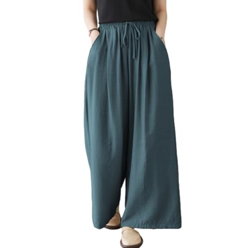 【送料無料】[MaadeaNoeTe] ワイドパンツ レディース ストレートパンツ ゴムウエスト ロングパンツ モ..